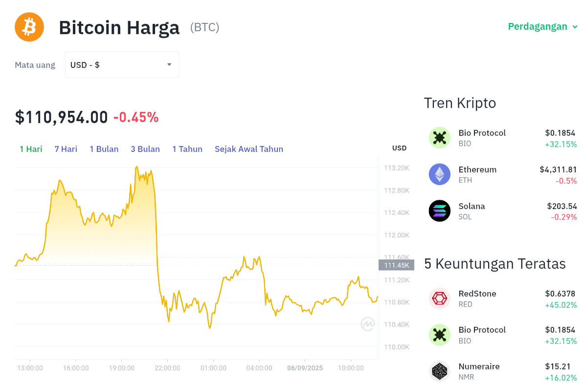 Bitcoin Terkoreksi Pasar Global Menekan