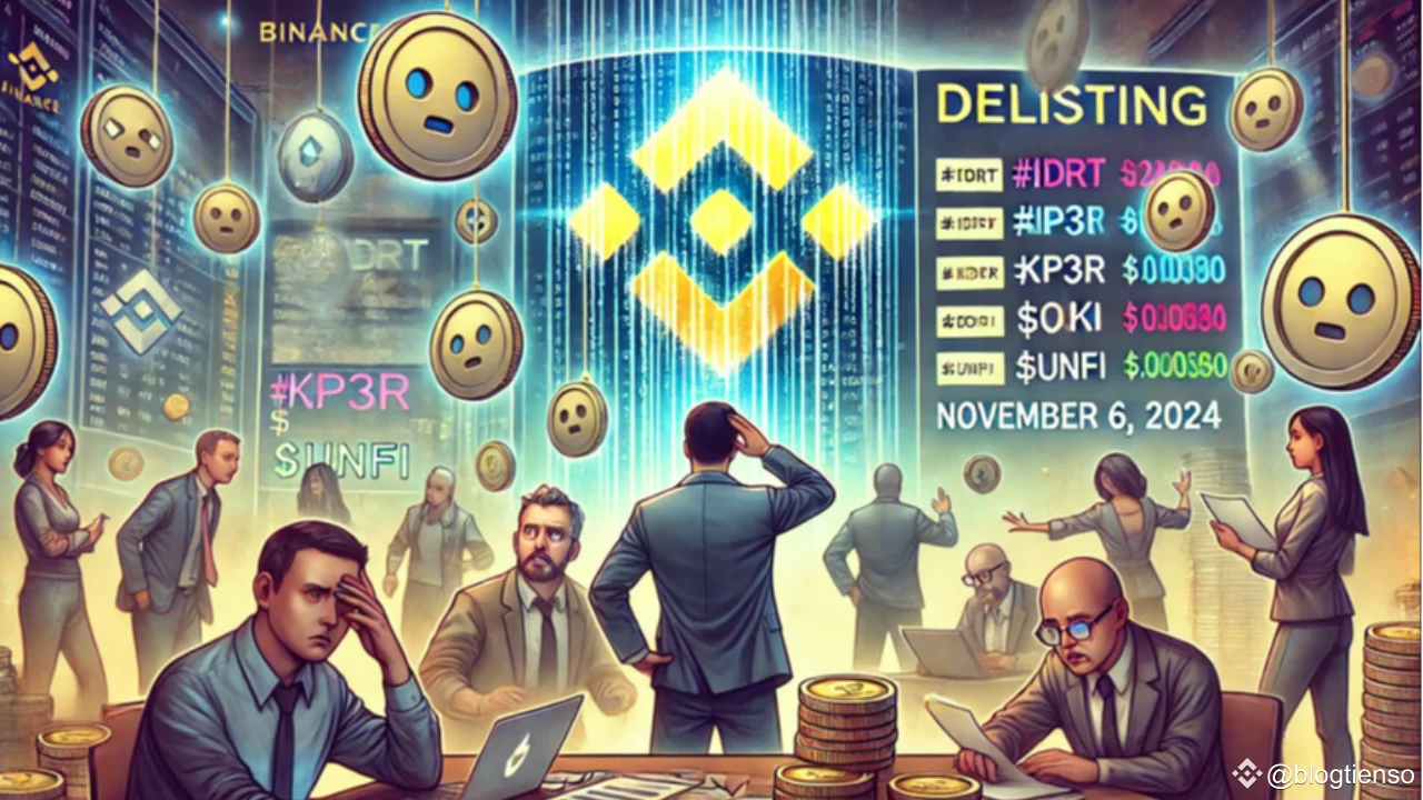 Binance delisting mengguncang pasar: 6 altcoin anjlok tajam