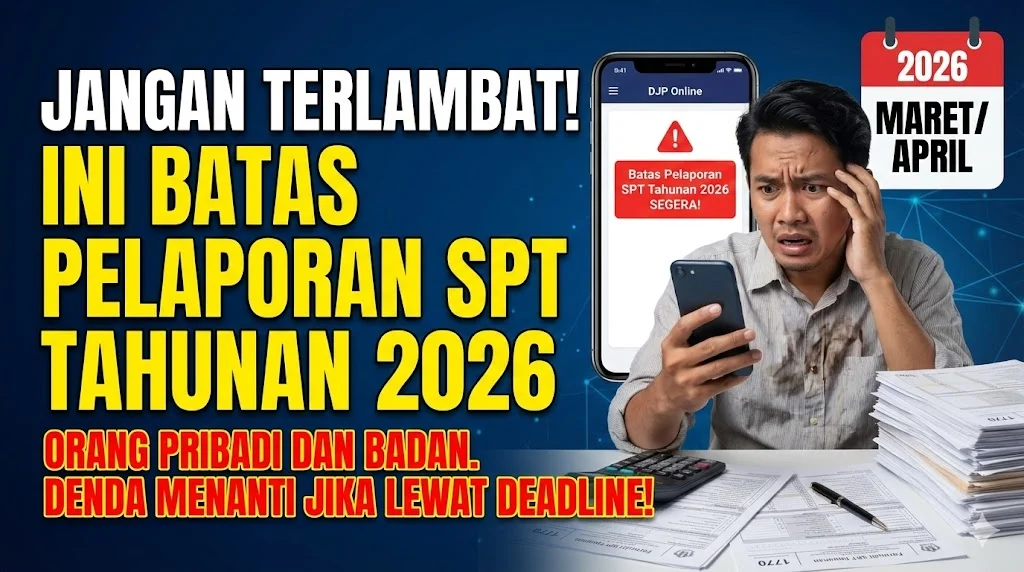 Perpanjangan SPT Badan 2026: Deadline Baru 31 Mei, Denda Dihapus