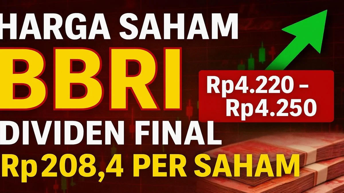 Saham BBRI Turun, Dividen Besar, Likuiditas Tetap Kuat
