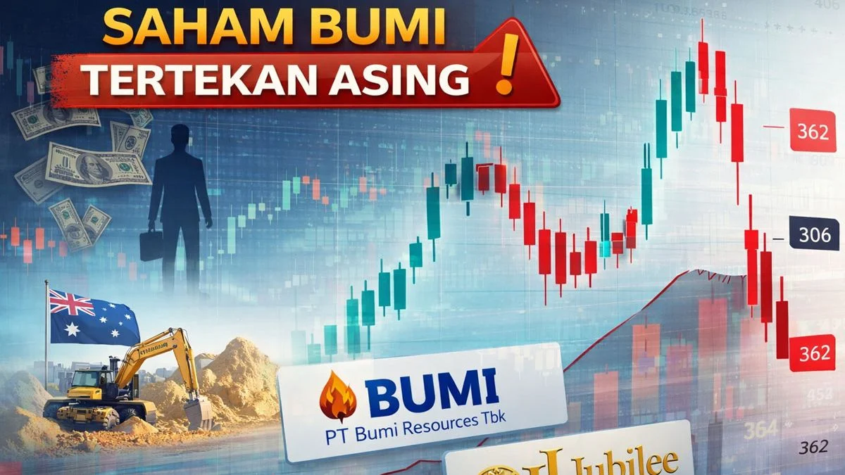 Saham PT Bumi Resources (BUMI) Turun, Investor Asing Jual Rp 700 Miliar dalam 7 Hari; BNI Sekuritas Tetap Rekomendasikan