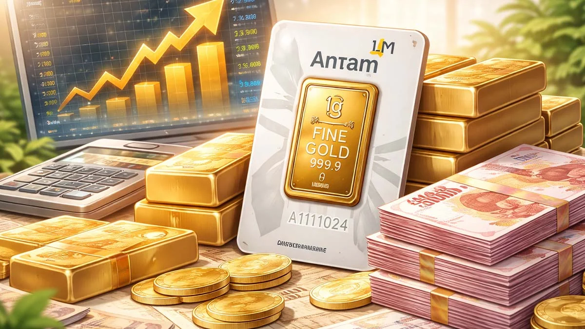 Harga Emas Antam Turun Rp35 Ribu, Apa Artinya bagi Investor?