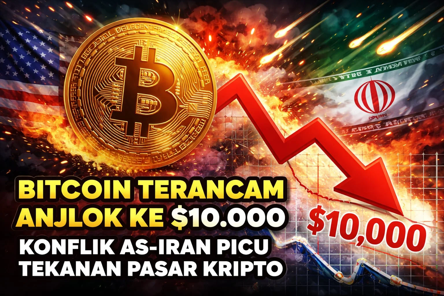 Harga Bitcoin Terancam Turun 10% Jika Tidak Bertahan di Level Kunci