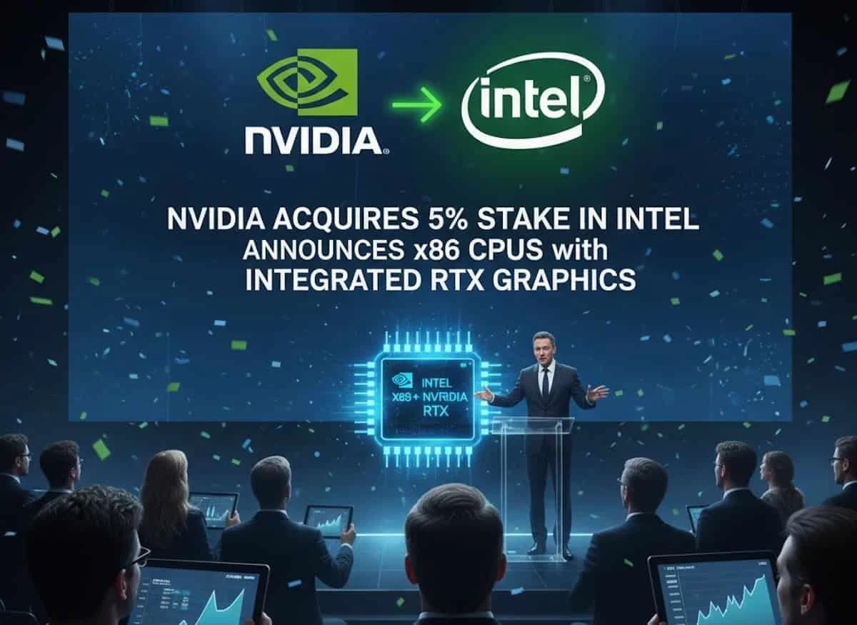 Intel Stock Mengalami Penurunan Setelah Nvidia Meluncurkan RTX Spark