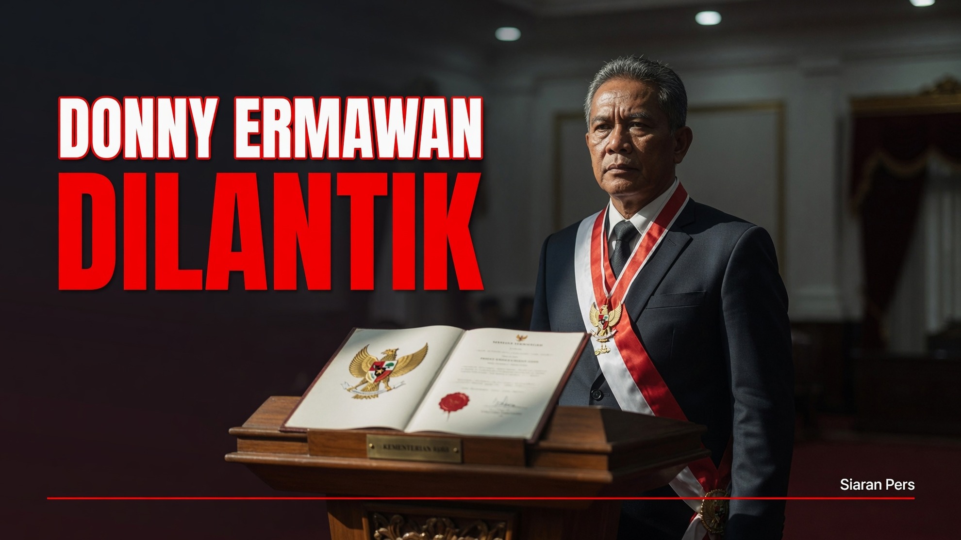 Donny Ermawan Dilantik Pimpin Universitas Republik Indonesia