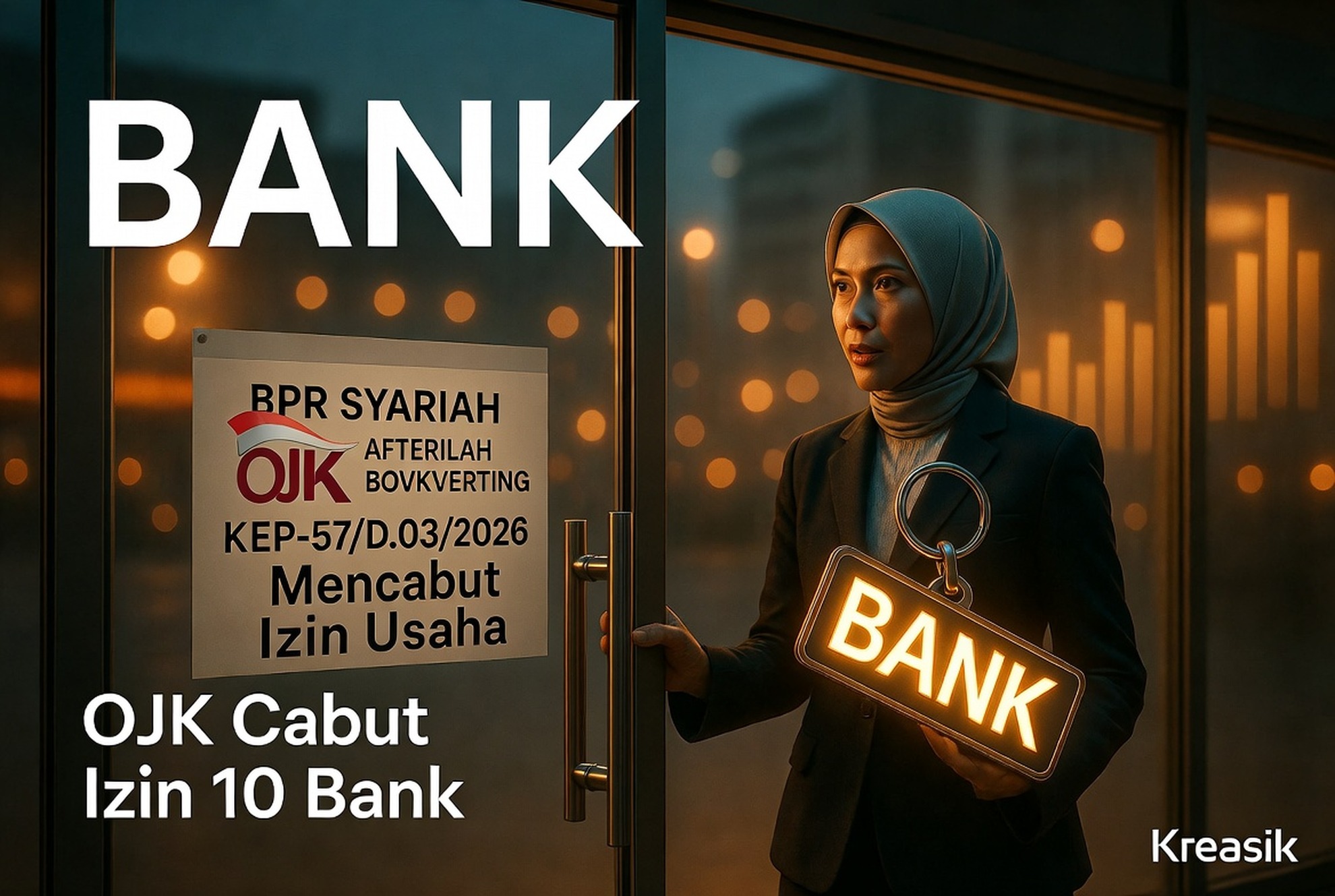 OJK Cabut Izin 10 Bank Perekonomian Rakyat