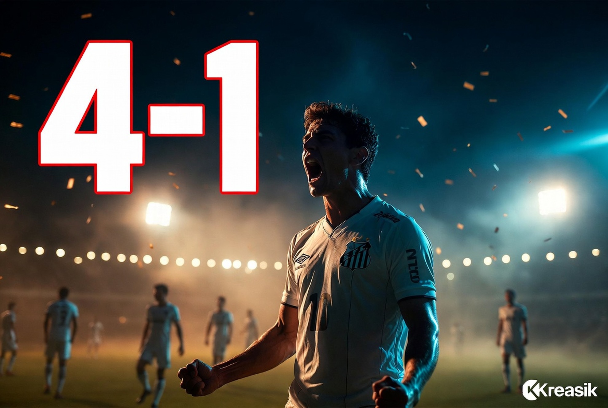 Santos vs Universidad Central: Bantal 4-1 Cukup Imbang di Vila Belmiro