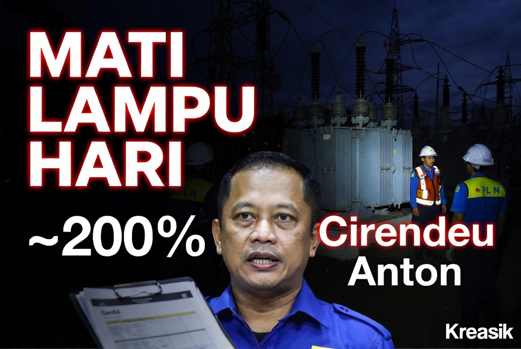 Mati Lampu Hari Ini Landa Jaksel-Tangsel, Normal Bertahap 07.00