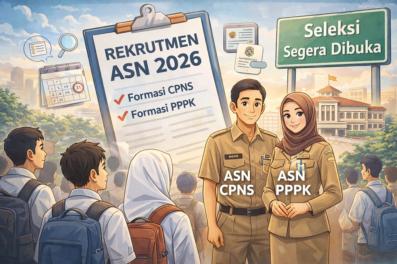 Pemerintah Buka Rekrutmen CPNS 2026 untuk Guru
